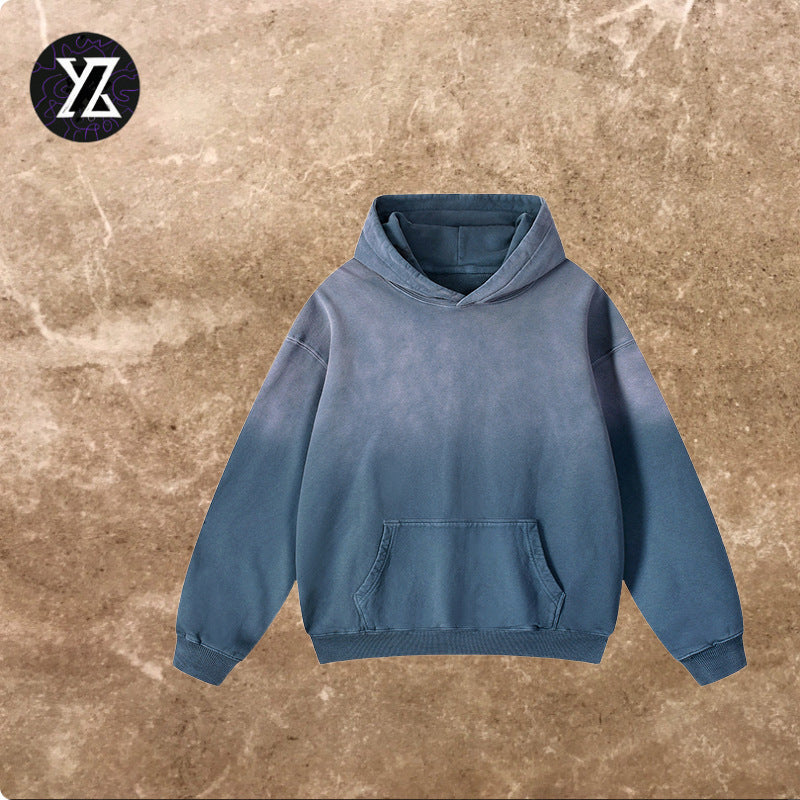 Retro Washed Cotton Heavyweight Hoodie