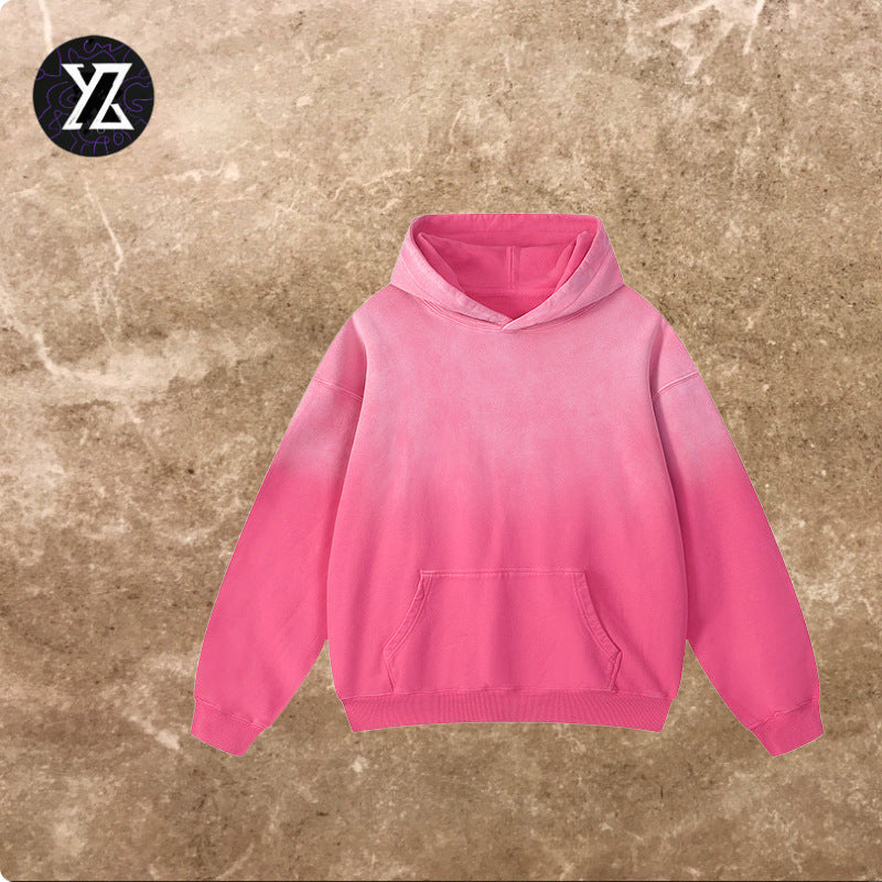 Retro Washed Cotton Heavyweight Hoodie